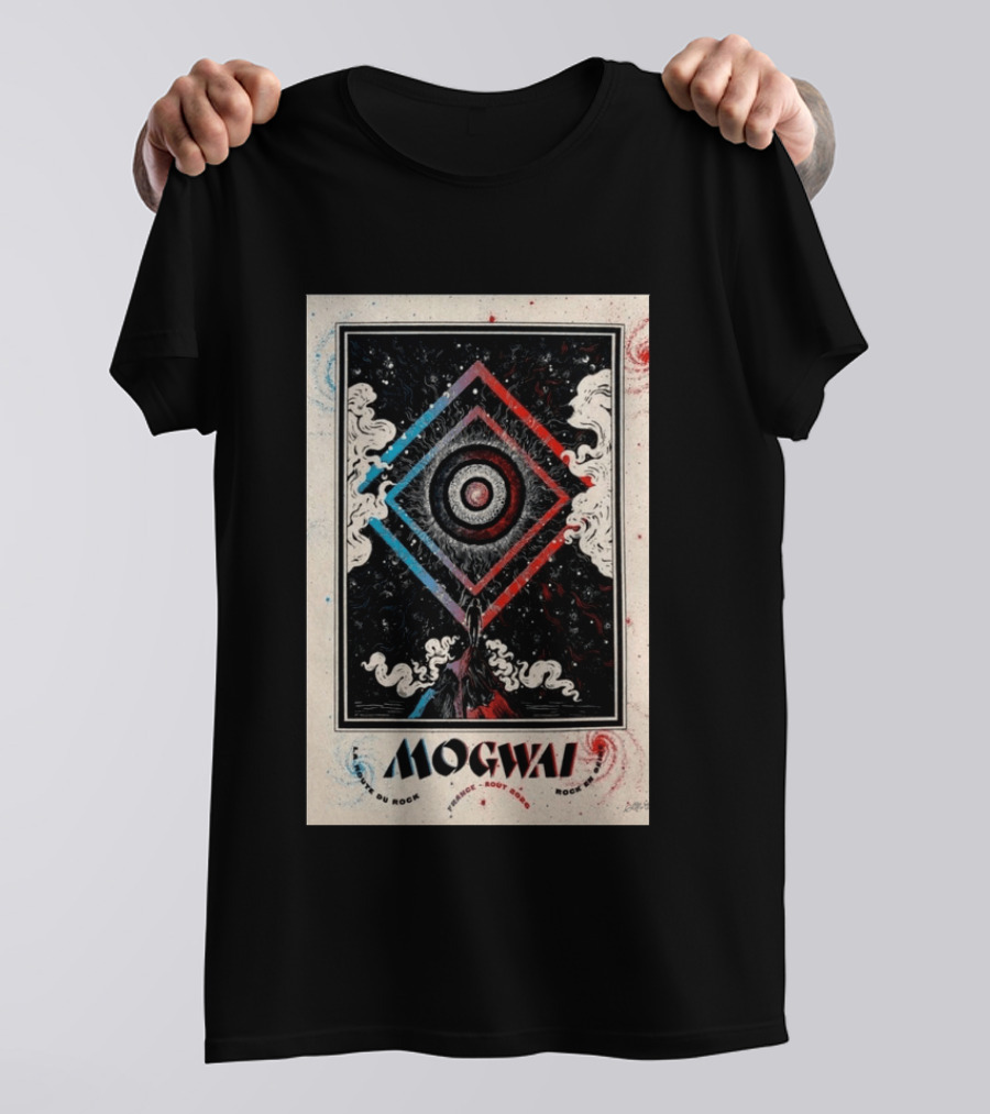 Mogwai 2026 France Rock Festival Exclusive Voyage Du Rock T-Shirt