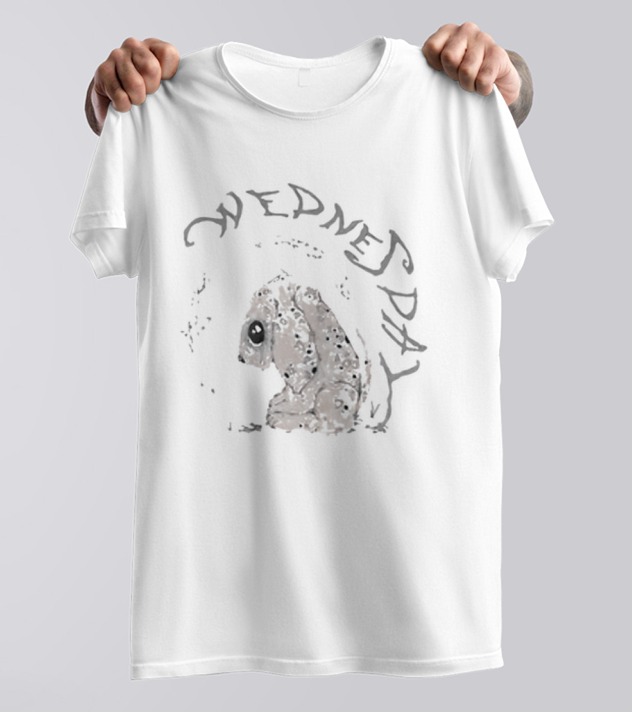 Wednesday Sad Puppy Gothic Creepy T-Shirt