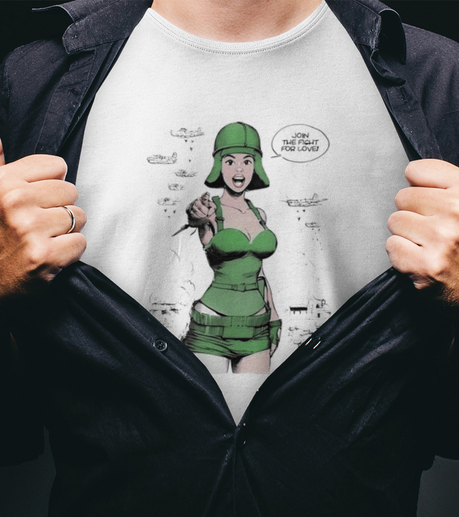 Alicia Keys Join The Fight For Love By Ian The Scientist T-Shirt