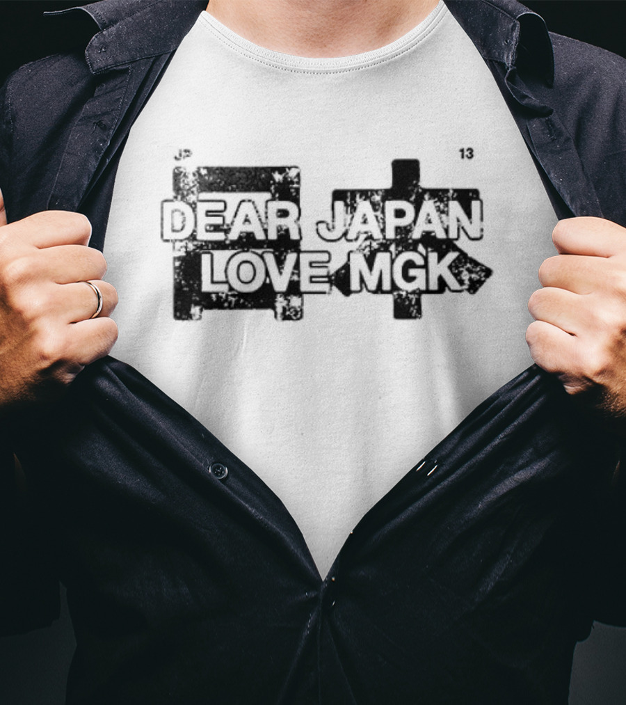 Dear Japan Love MGK Machine Gun Kelly Summer Sonic T-Shirt