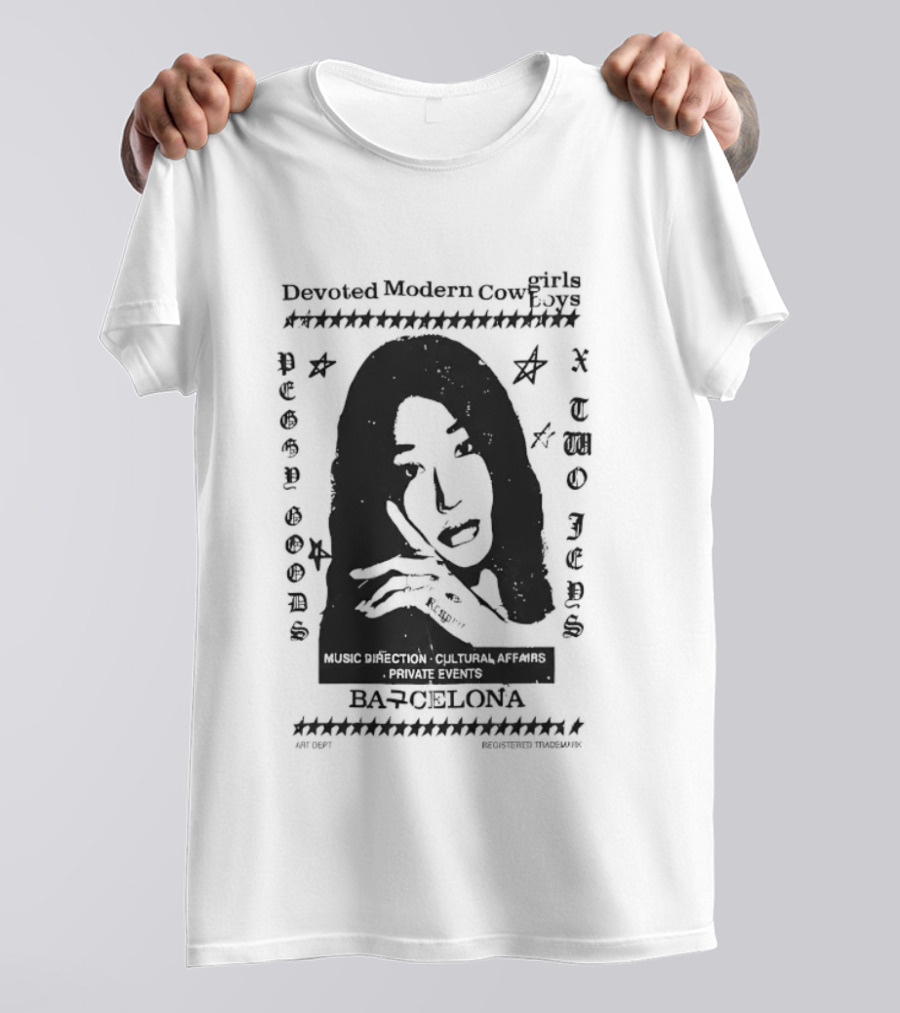 Devoted Modern Cowboys Two Jebs Peggy Goods Music Direction Barcelona T-Shirt