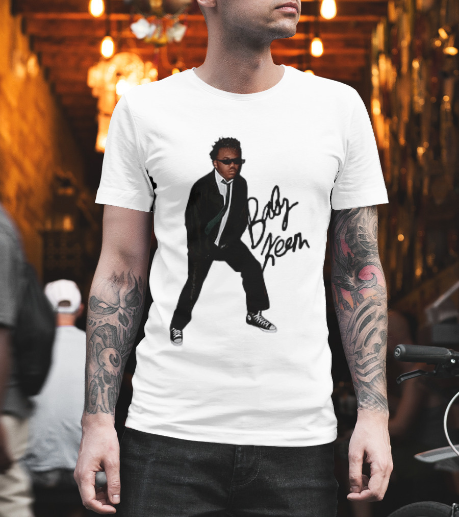 PgLang Baby Keem Cool Pose Sunglasses Suit Sneakers T-Shirt