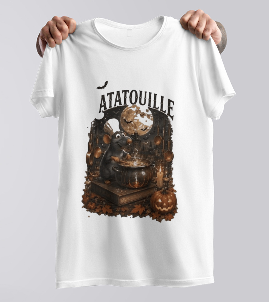 Ratatouille Halloween Cooking Adventure With Pumpkin And Chef Mouse T-Shirt