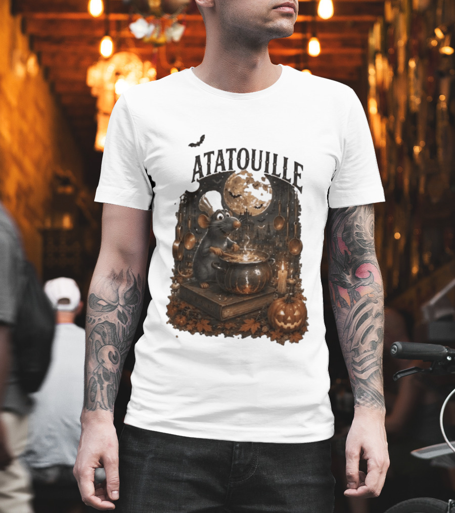 Ratatouille Halloween Cooking Adventure With Pumpkin And Chef Mouse T-Shirt