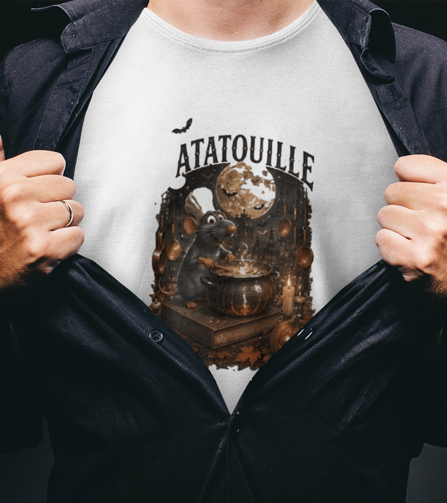 Ratatouille Halloween Cooking Adventure With Pumpkin And Chef Mouse T-Shirt