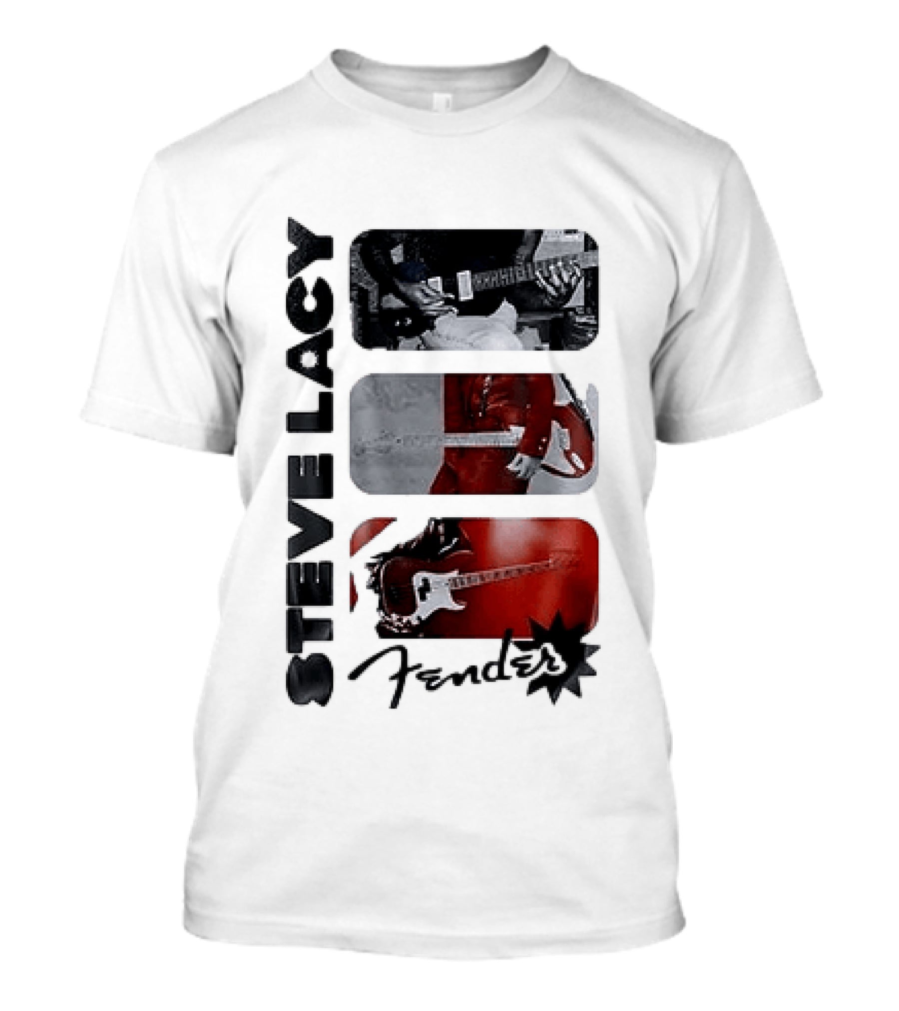 Steve Lacy Fender Oh Yeah Tour Guitar T-Shirt