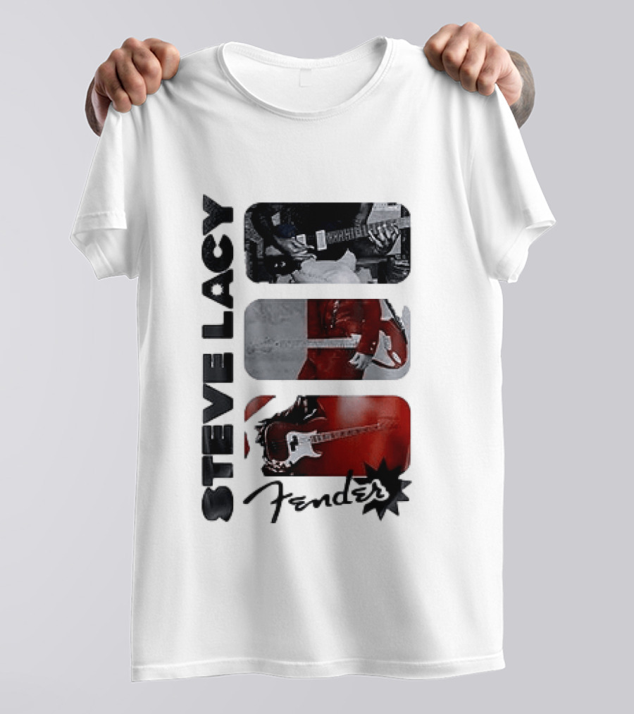 Steve Lacy Fender Oh Yeah Tour Guitar T-Shirt