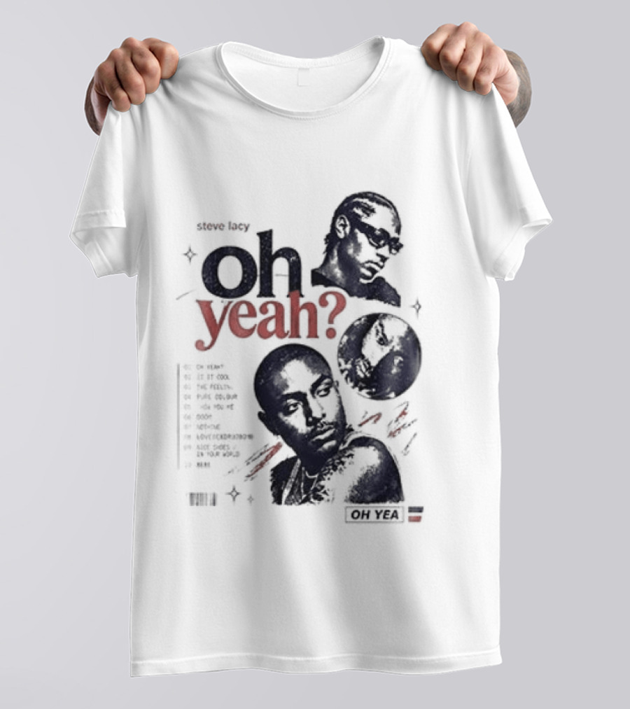 Steve Lacy Oh Yeah Tour 2022 Skeletons Tracklist 90879 T-Shirt