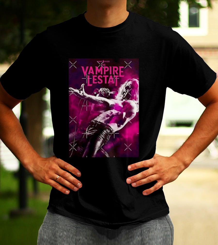 Anne Rice's The Vampire Lestat Gothic Horror Rock Star Aesthetic T-Shirt