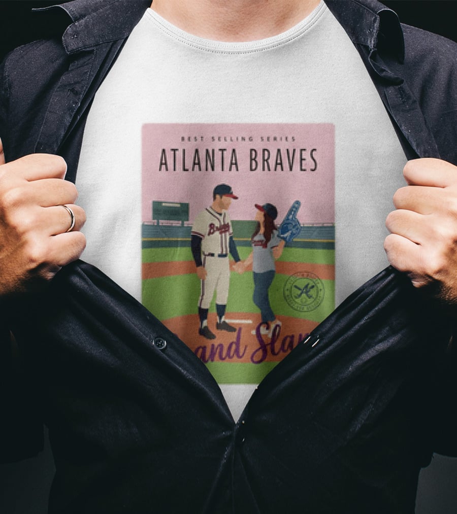 Atlanta Braves Best Selling Series Grand Slam Novel 2026 Giveaway T-Shirt