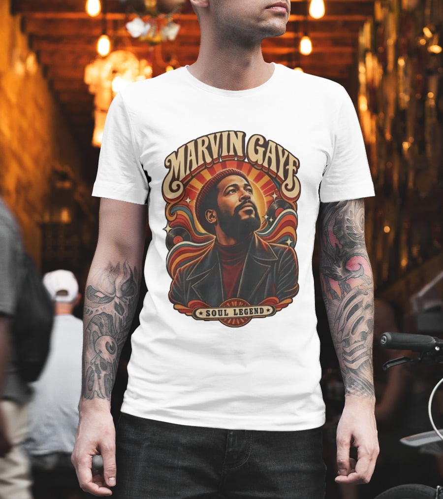 Marvin Gaye Soul Legend Motown T-Shirt