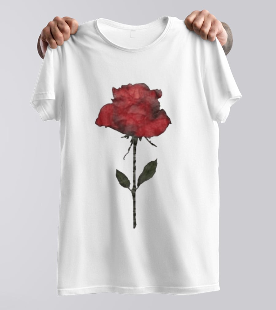 Original CORTIS Seonghyeon Acne Studios Women's Red Rose 2026 T-Shirt