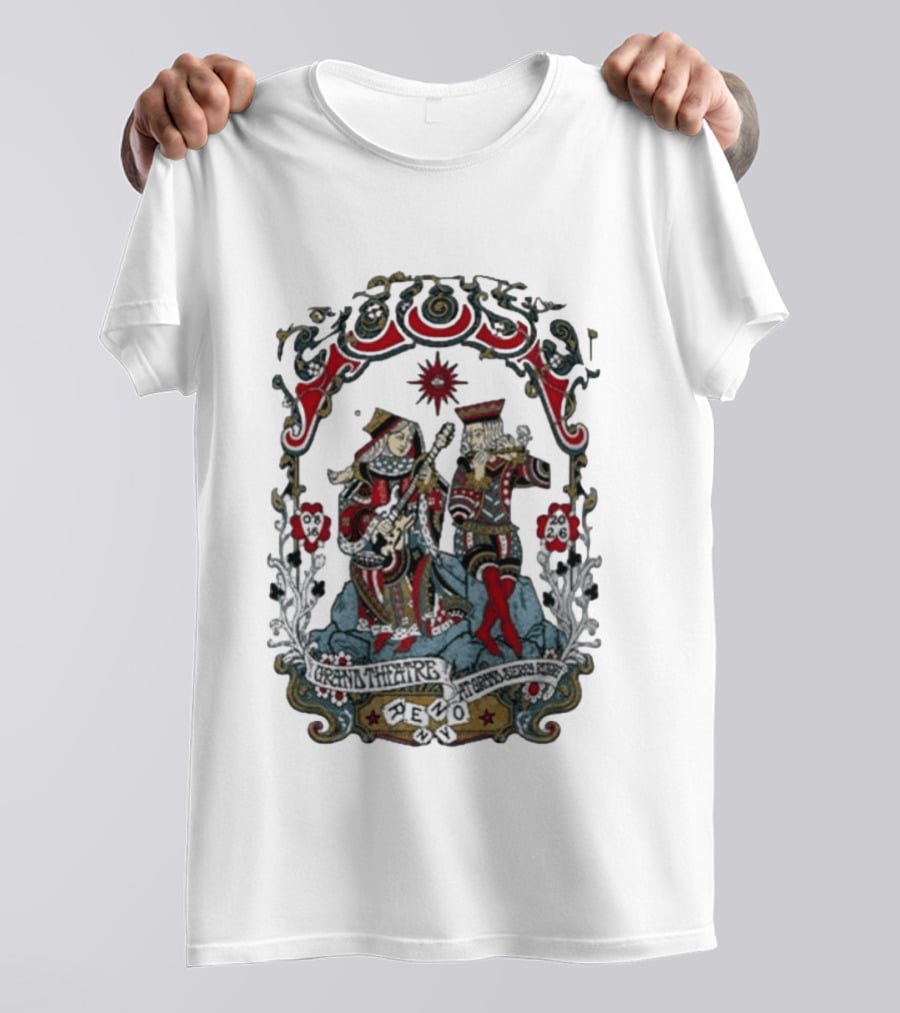 Goose Grand Theatre Reno August 16 2026 Playing Card Kings T-Shirt