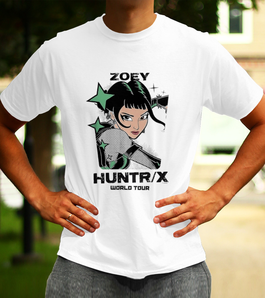 Zoey Huntr X World Tour Concert Music Artist Stars T-Shirt