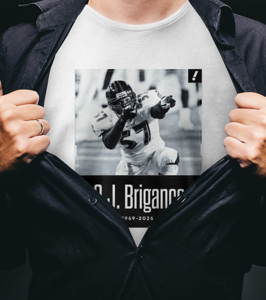 O.J. Brigance 1969 2026 Football Player Memoriam T-Shirt