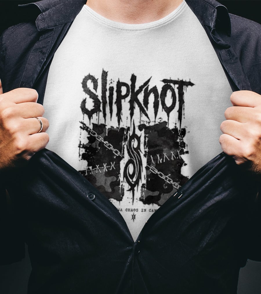 Slipknot Chaos Stitched Into Every Scar Official Merchandise T-Shirt