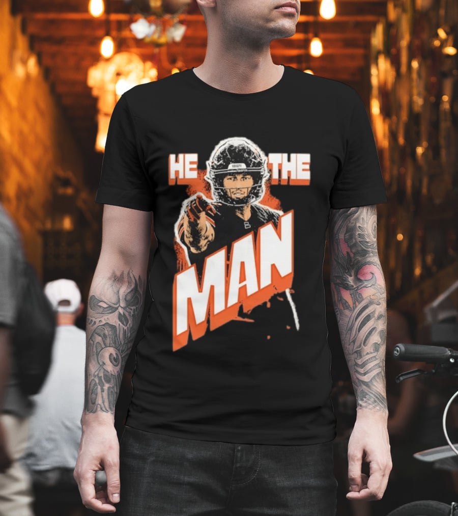 Caleb Williams He The Man Chicago Bears Fan T-Shirt