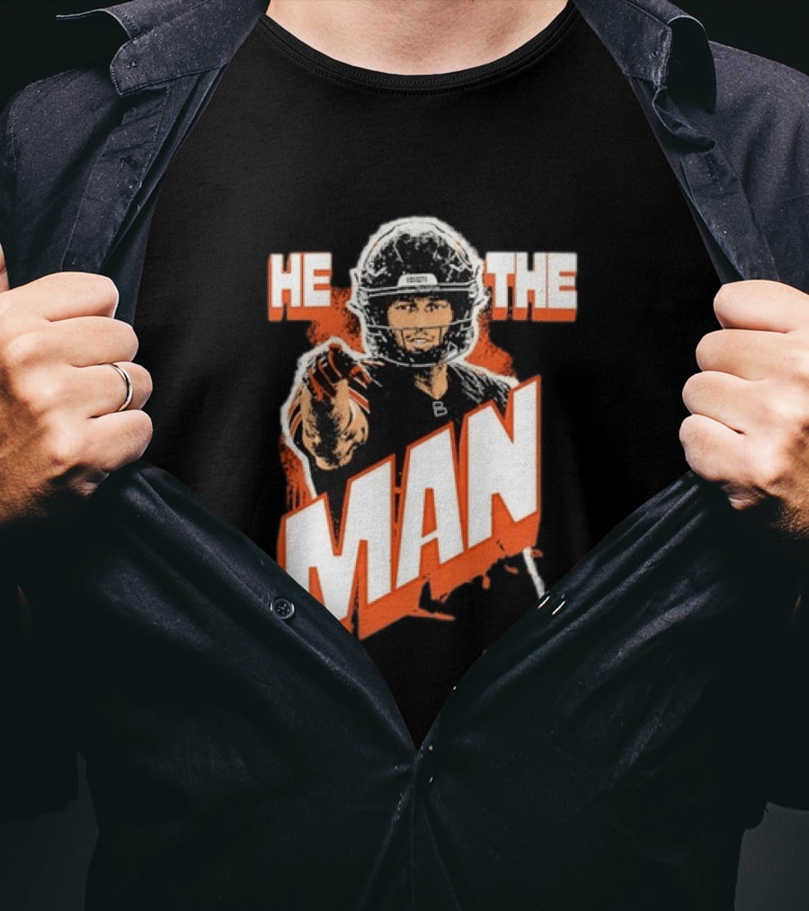 Caleb Williams He The Man Chicago Bears Fan T-Shirt