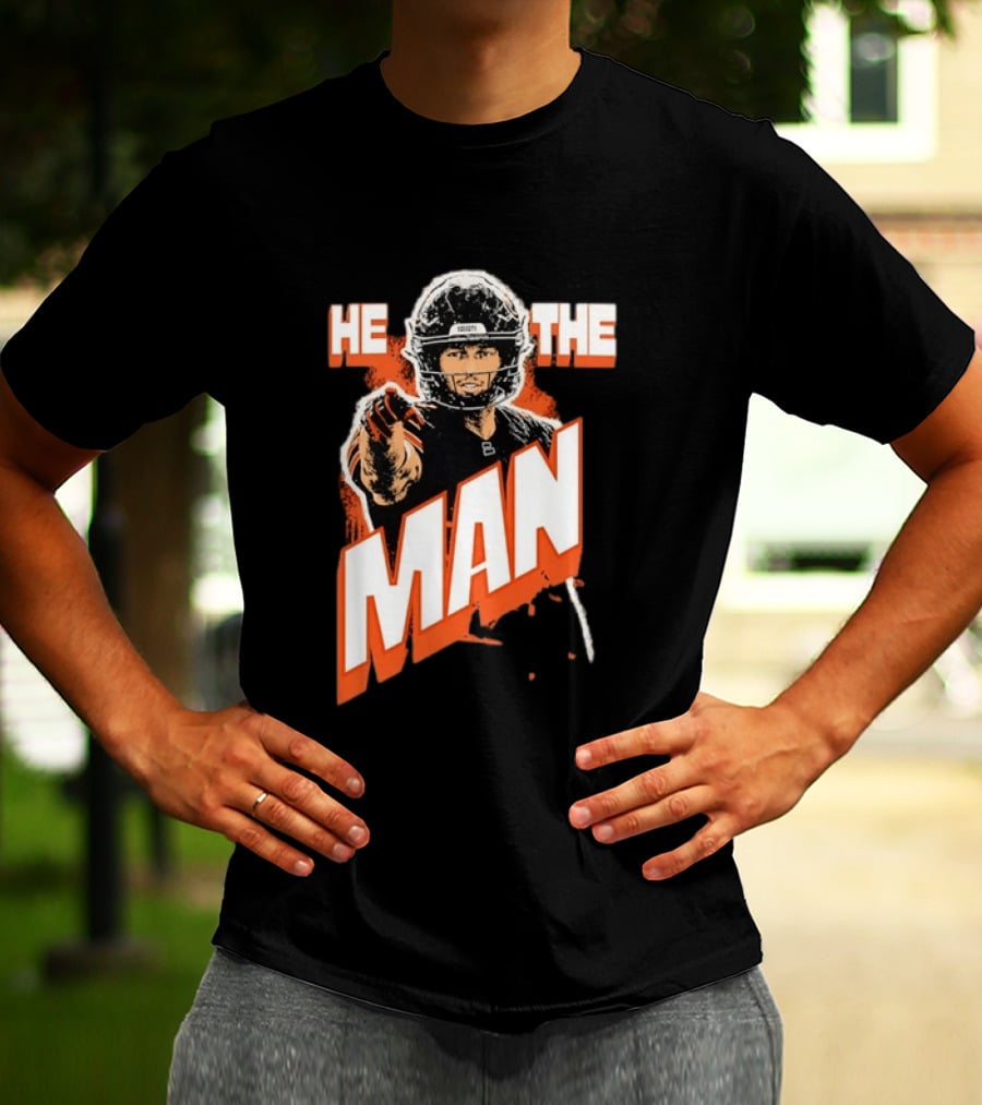 Caleb Williams He The Man Chicago Bears Fan T-Shirt