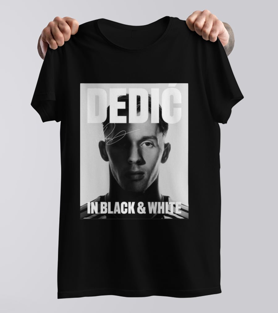 Dedić In Black & White Monochrome T-Shirt