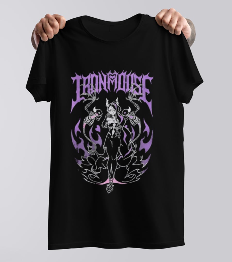 Ironmouse Demon Queen Gothic VTuber Aesthetic T-Shirt