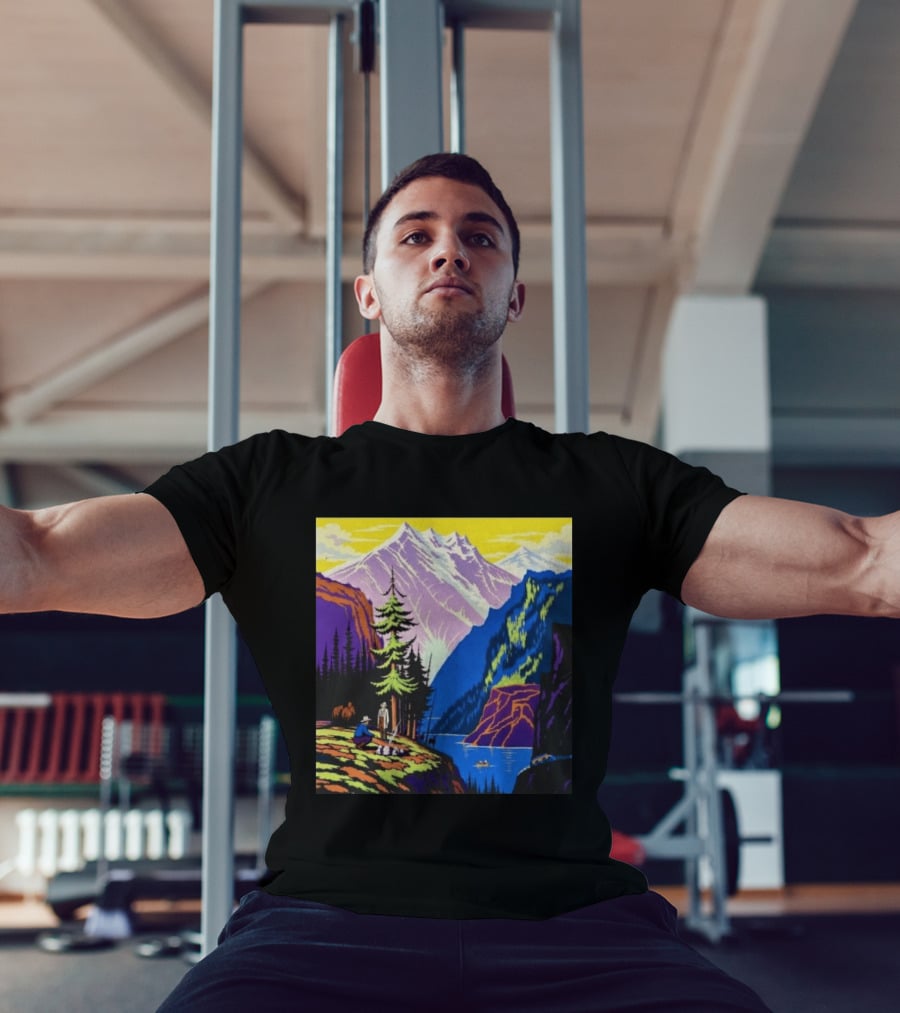 Zach Bryan Aug 13 14 2026 Denver Colorado Mountain Landscape Scenic T-Shirt