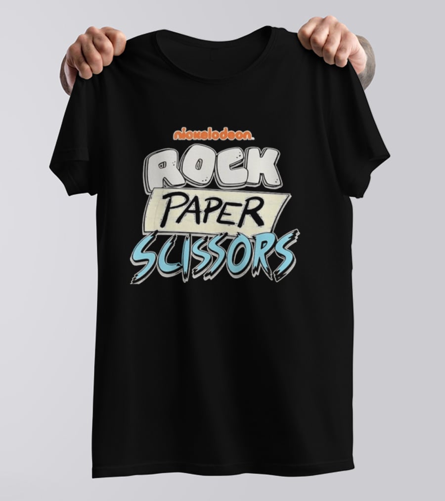 Nickelodeon Rock Paper Scissors Series Animation T-Shirt