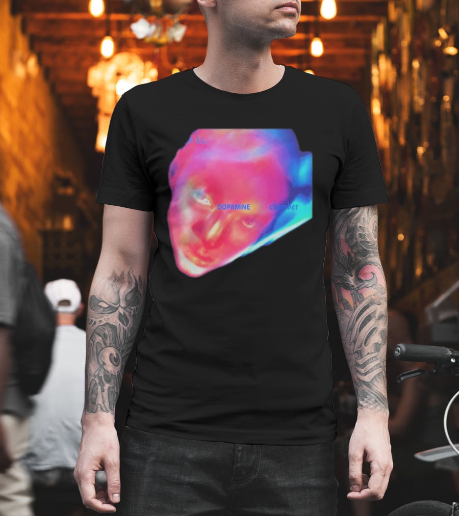 Fontaines D.C. Dopamine Chamber Album Cover Art Face T-Shirt