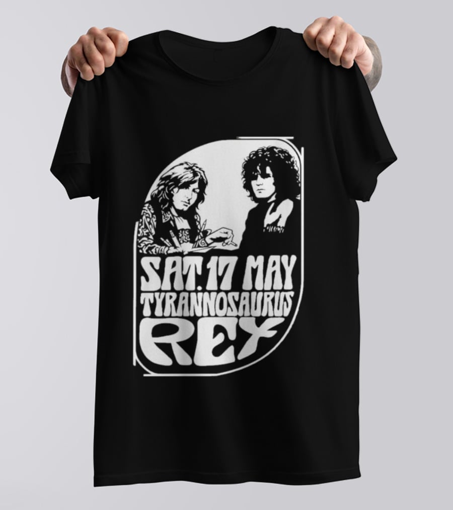 Sat 17 May Tyrannosaurus Rex Concert Original Trent Crimms Mothers Erdington T-Shirt