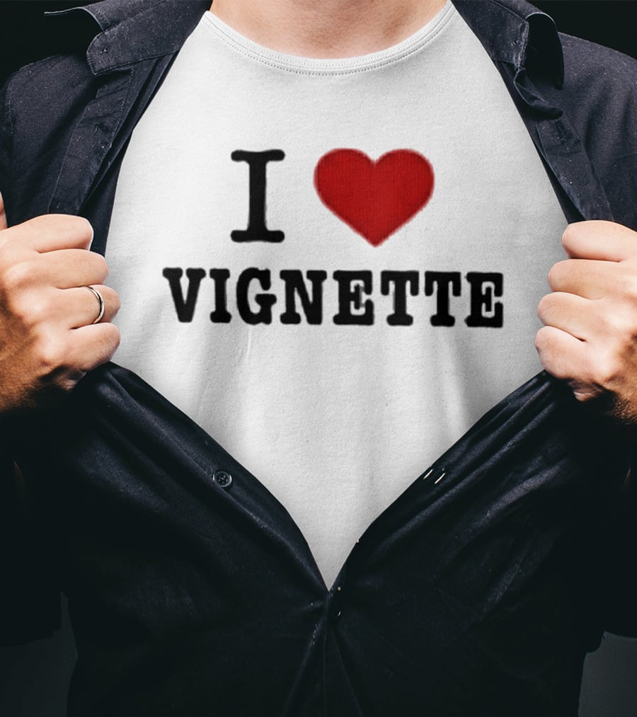 I Heart Vignette Love T-Shirt