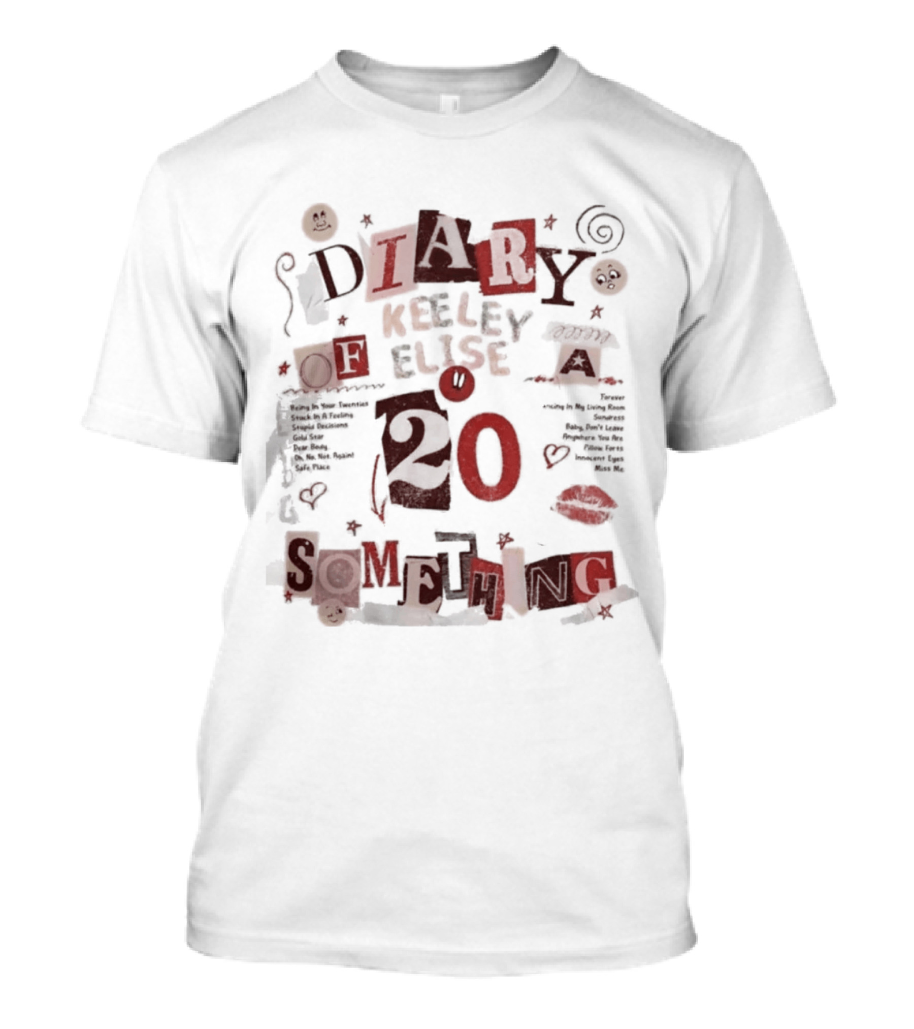 Diary Keeley Elise Oh A 20 Something T-Shirt