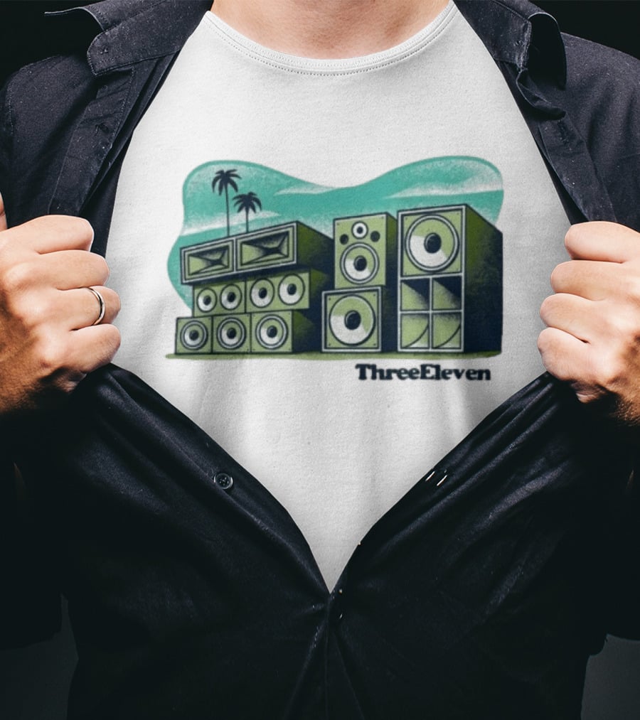 Three Eleven 311 Band Palm Trees Speakers Raglan T-Shirt