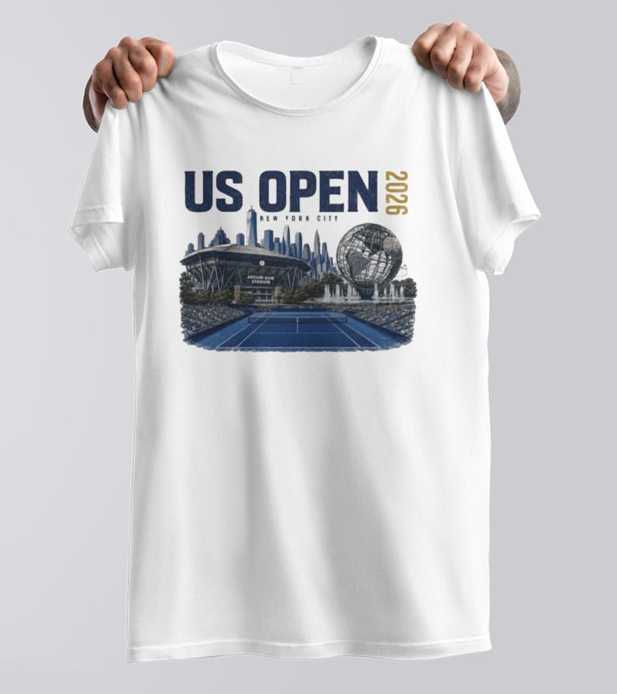 US Open 2026 New York City Arthur Ashe Stadium Flushing Meadows T-Shirt