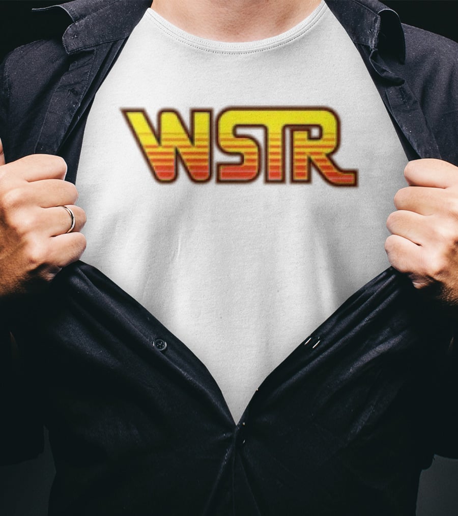 Wstr Store Identity Crisis Red White Baseball Wstr T-Shirt