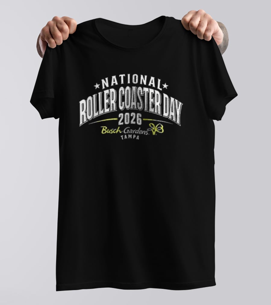 National Roller Day 2023 Busch Gardens Tampa T-Shirt