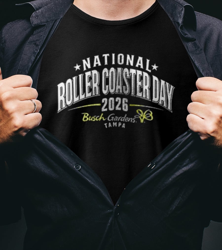 National Roller Day 2023 Busch Gardens Tampa T-Shirt