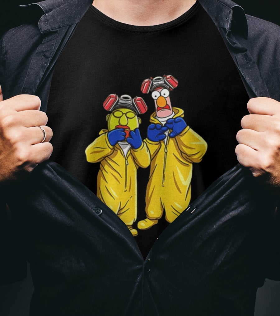 Dr Bunsen Honeydew Beaker Breaking Bad The Muppets Yellow Hazmat Suit T-Shirt