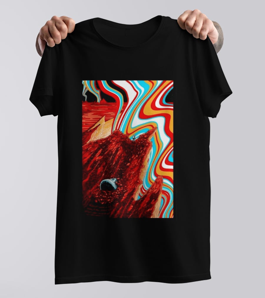 Gov't Mule Salt Lake City 2026 Psychedelic Mountain Landscape T-Shirt