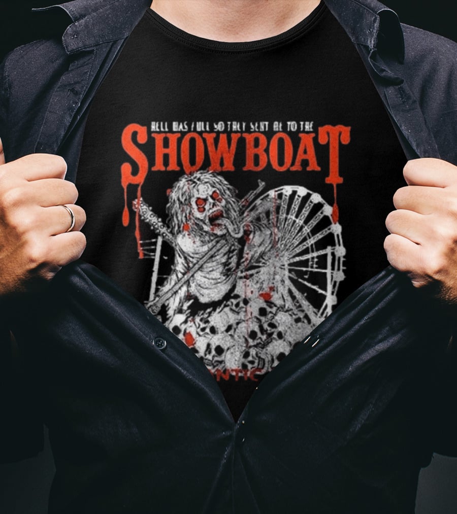 Hell Was Full So They Sent Me To The Showboat Atlantic City Zombie Wheel Event T-Shirt