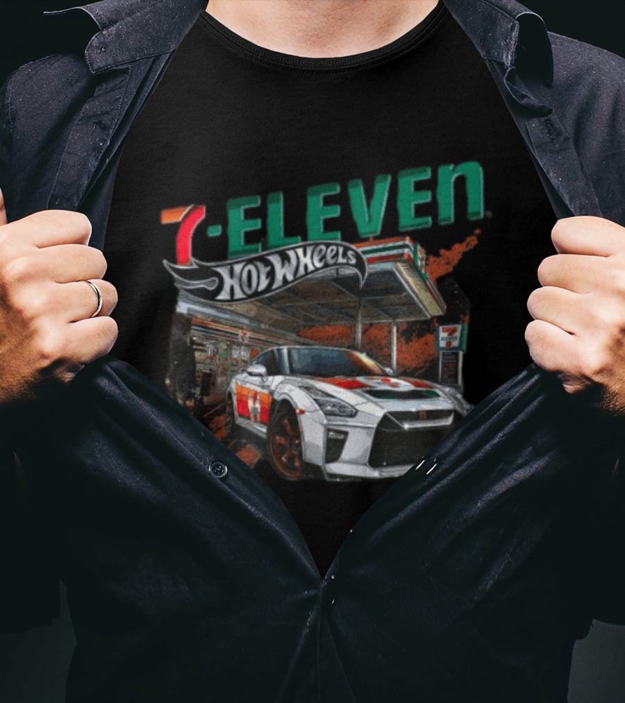 7 Eleven Hot Wheels GT R At 7Collection Store T-Shirt
