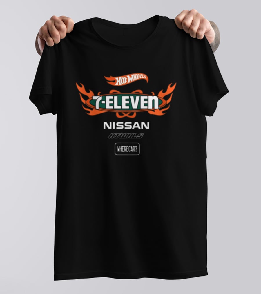 7 Eleven Hot Wheels Racing Patch Nissan Formula One HKS HKS Graphic Weber Collaboration T-Shirt