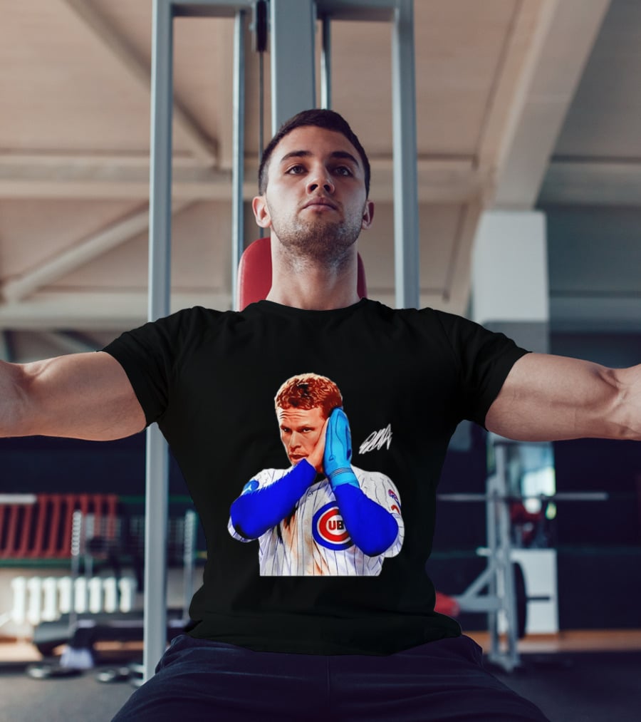 Ian Happ Chicago Cubs MLB Baseball Player With Cubs T-Shirt