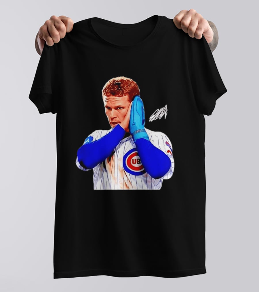 Ian Happ Chicago Cubs MLB Baseball Player With Cubs T-Shirt