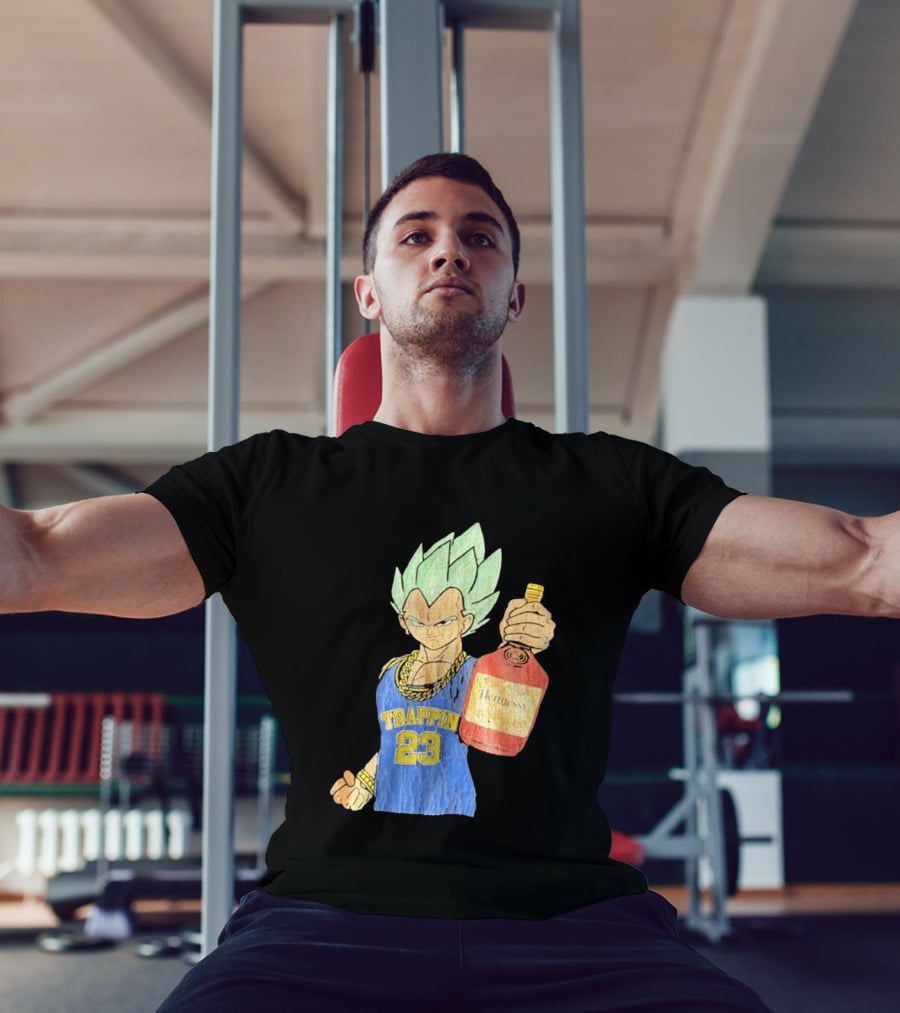 Vegeta Trappin 23 Hennessy Dragon Ball Z T-Shirt
