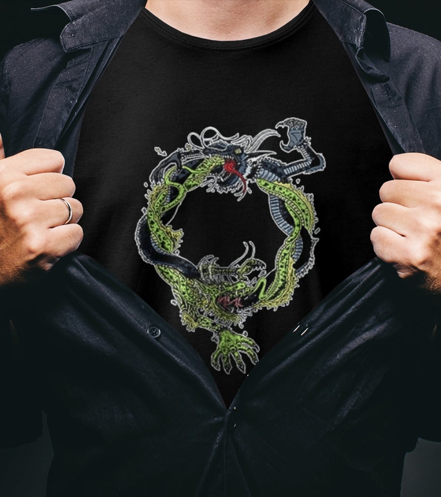 Falxo Tour 2026 El Mano A Mano Del Ano Futuristic Mechanical Dragon Battle T-Shirt