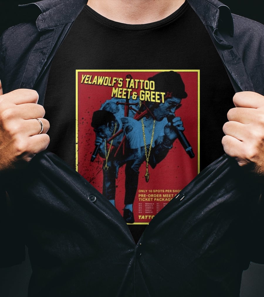 Yelawolf's Tattoo Meet & Greet The War Within Tour Tattoos By Sam Lee T-Shirt