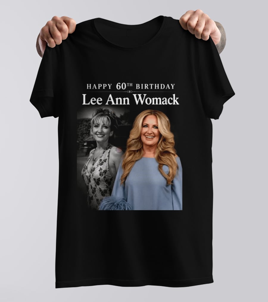 Happy 60th Birthday Lee Ann Womack Celebration T-Shirt