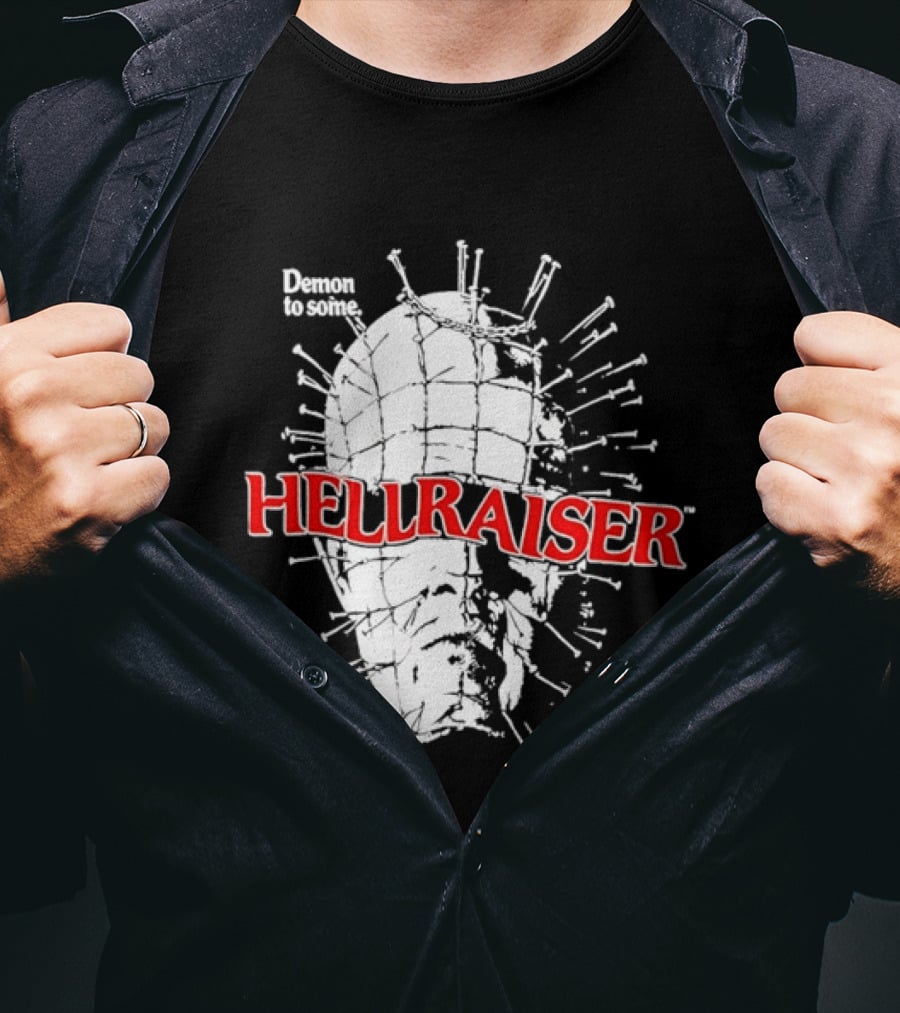 Hellraiser Pinhead Demon To Some Angel To Others T-Shirt
