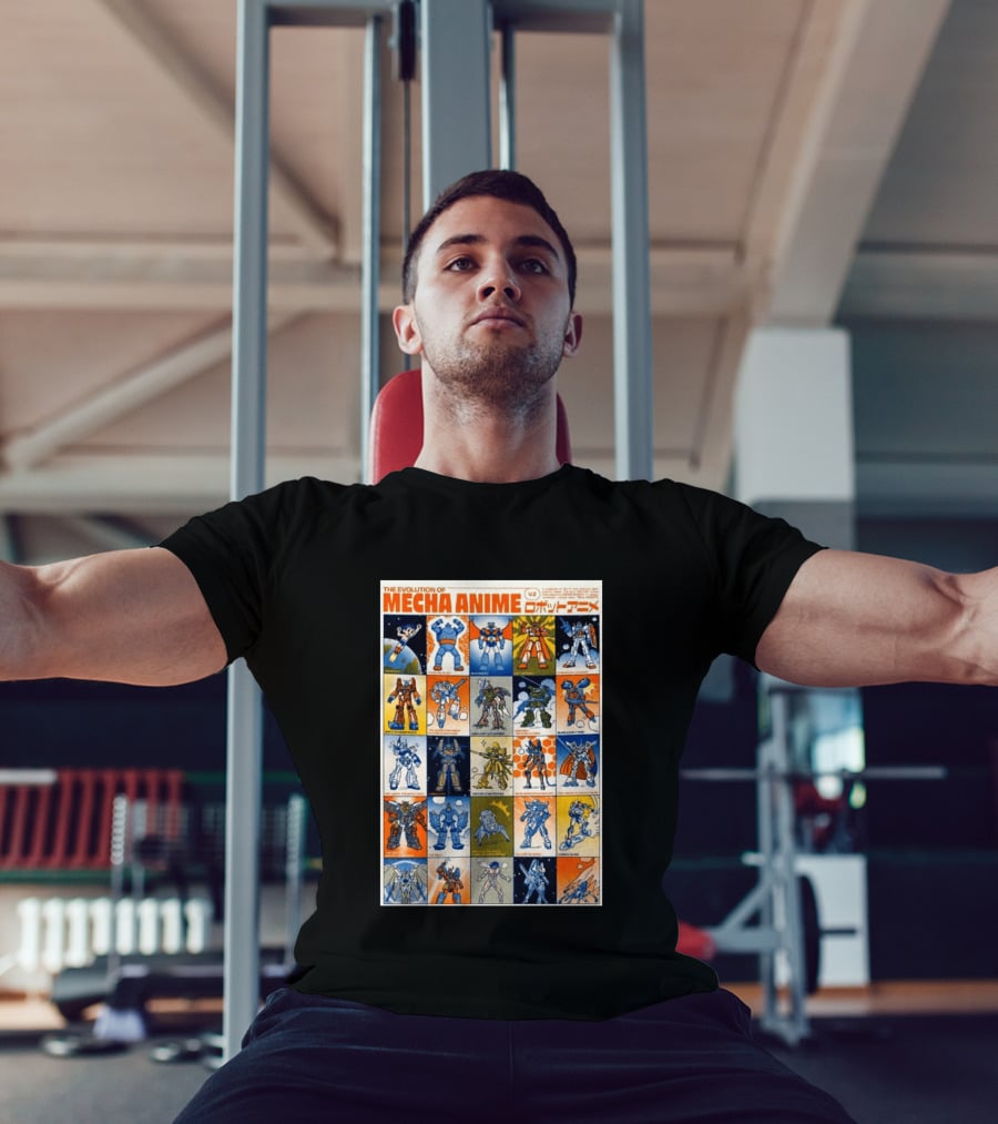 The Evolution Of Mecha Anime V.2 T-Shirt