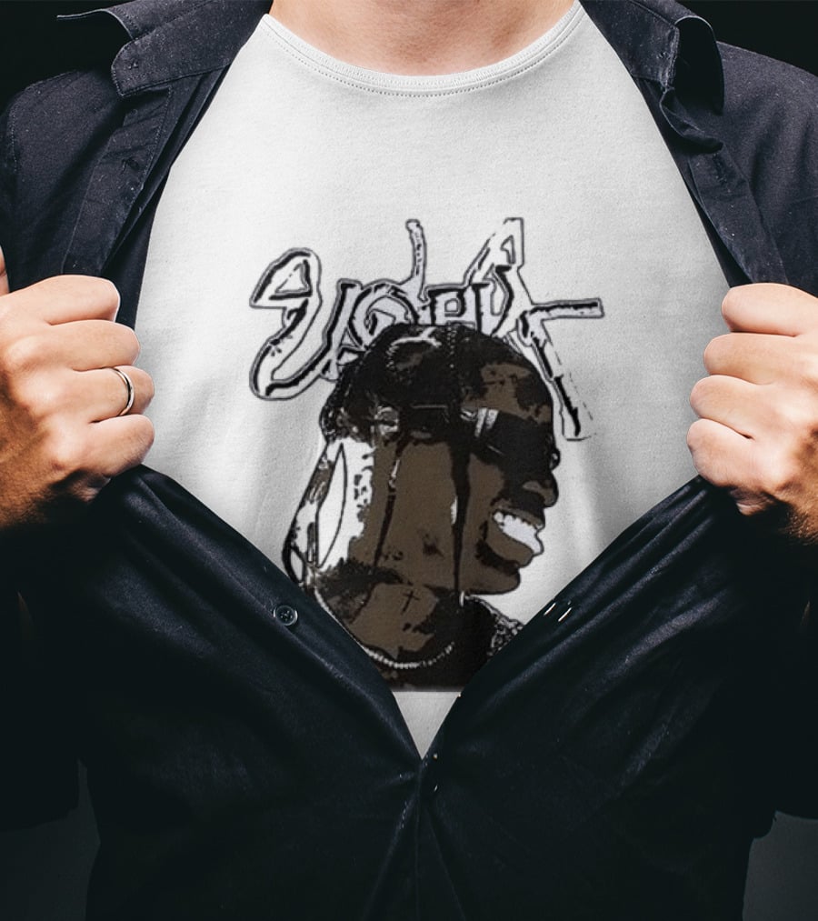 T Scott Utopia Cactus Jack Smiling T-Shirt
